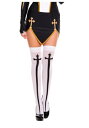 Gothic Cross Thigh High Stockings | コスプレ 衣装 仮装 小道具 おもしろい イベント パーティ 発表会 デコレーション リボン アクセサリー メンズ レディース 子供 おしゃれ かわいい ギフト プレゼント