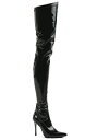 ブラック Patent Over the Knee Boot | コスプレ 衣装 仮装 小道具 おもしろい イベント パーティ 発表会 デコレーション リボン ...