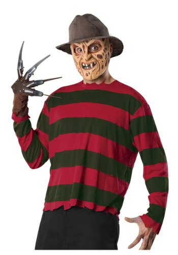 大人用 Freddy Krueger コスチューム Kit | コスプレ 衣装 仮装 小道具 おもしろい イベント パーティ 発表会 デコレーション リボン ア...