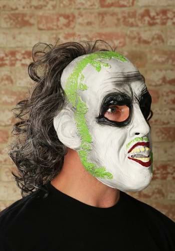 Beetlejuice 3/4 Vinyl Máscara con Cabello Cosplay Vestuario Disfraces Disfraces Interesante Evento Fiesta Presentación Decoración Cinturón Accesorios Hombres Damas Niños Encantados Regalos — vista 2