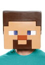 Minecraft Steve Full-Face マスク for 大人用s. | コスプレ 衣装 仮装 小道具 おもしろい イベント パーティ 発表会 デコレ...