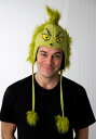 Grinch デラックス フード パーカー 帽子 ハット | コスプレ 衣装 仮装 小道具 おもしろい イベント パーティ 発表会 デコレーション リボン アク...