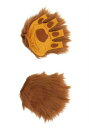 大人用 ライオン 動物 獅子Paws Fingerless グローブs | コスプレ 衣装 仮装 小道具 おもしろい イベント パーティ 発表会 デコレーション...