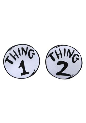 Dr. Seuss The Cat in the 帽子 ハット Thing 1 & 2 Large Patches Set | コスプレ 衣装 仮装 小道具 お...