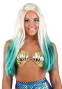 Women's Blonde and Green Ombre マーメイド 人魚 ウィッグ | コスプレ 衣装 仮装 小道具 おもしろい イベント パーティ 発表...