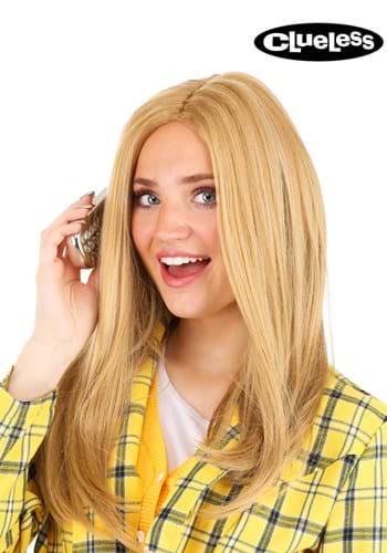 Womens Clueless Cher ウィッグ | コスプレ 衣装 仮装 小道具 おもしろい イベント パーティ 発表会 デコレーション リボン アクセサリ...