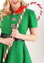 Candy Cane Staff | コスプレ 衣装 仮装 小道具 おもしろい イベント パーティ 発表会 デコレーション リボン アクセサリー メンズ レディース 子供 おしゃれ かわいい ギフト プレゼント