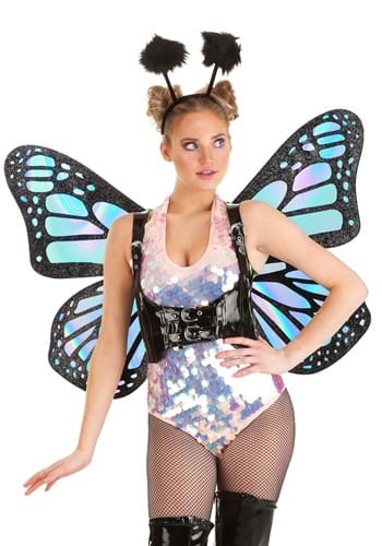 Holographic Butterfly 羽 for Women | コスプレ 衣装 仮装 小道具 おもしろい イベント パーティ 発表会 デコレーション リ...