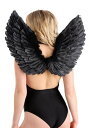 Fallen ブラック Angel コスチューム 羽 | コスプレ 衣装 仮装 小道具 おもしろい イベント パーティ 発表会 デコレーション リボン アクセサリー メンズ レディース 子供 おしゃれ かわいい ギフト プレゼント(3)