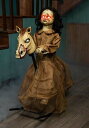 3.5 ft. Animated Rocking Horse with Light up Talking Doll Prop | コスプレ 衣装 仮装 小道具 ...