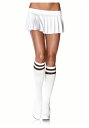 White/ブラック Athletic Knee High Stockings for Women コスプレ 衣装 仮装 小道具 おもしろい イベント パーティ 発表会 デコレーション リボン アクセサリー メンズ レディース 子供 おしゃれ かわいい ギフト プレゼント