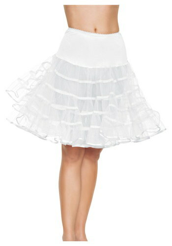 ホワイト Knee Length Petticoat | コスプ