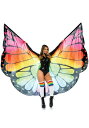 《30日 全品5%OFFクーポン》Rainbow Butterfly 羽 | コスプレ 衣装 仮装 小道具 おもしろい イベント パーティ 発表会 デコレーション リボン アクセサリー メンズ レディース 子供 おしゃれ かわいい ギフト プレゼント