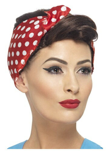 40s Rosie ウィッグ | コスプレ 衣装 仮装 小道具 おもしろい イベント パーティ 発表会 デコレーション リボン アクセサリー メンズ レディース...