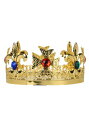 Metal King's Crown | コスプレ 衣装 仮装 小道具 おもしろい イベント パーティ 発表会 デコレーション リボン アクセサリー メンズ レディース 子供 おしゃれ かわいい ギフト プレゼント