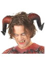 D邪悪な Horns and Teeth | コスプレ 衣装 仮装 小道具 おもしろい イベント パーティ 発表会 デコレーション リボン アクセサリー メンズ...