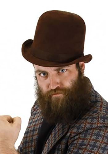 ブラウン 茶 茶色 Derby Top 帽子 ハット | コスプレ 衣装 仮装 小道具 おもしろい イベント パーティ 発表会 デコレーション リボン アクセサ...