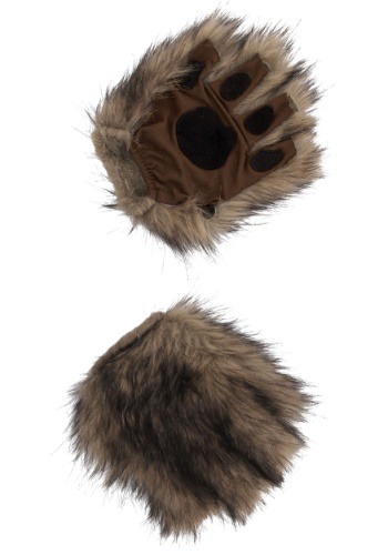 ブラウン 茶 茶色 Fingerless Paws for 大人用s | コスプレ 衣装 仮装 小道具 おもしろい イベント パーティ 発表会 デコレーション ...