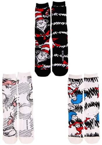The Cat in the 帽子 ハット 大人用 Crew Sock Set | コスプレ 衣装 仮装 小道具 おもしろい イベント パーティ 発表会 デコレ...