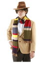 Fourth Doctor Who Short Scarf コスプレ 衣装 仮装 小道具 おもしろい イベント パーティ 発表会 デコレーション リボン アクセサリー メンズ レディース 子供 おしゃれ かわいい ギフト プレゼント