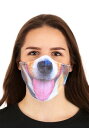 Adult's Dog with Tongue Sublimated Face マスク | コスプレ 衣装 仮装 小道具 おもしろい イベント パーティ 発表会...