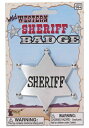 Wild West Sheriff Badge | コスプレ 衣装 仮装 小道具 おもしろい イベント パーティ 発表会 デコレーション リボン アクセサリー メ..