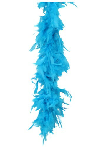 Turquoise 80 Gram Feather Boa | コスプレ 衣装 仮装 小道具 おもしろい イベント パーティ 発表会 デコレーション リボン ア...