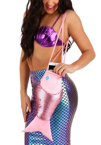 Sequin Fish Purse アクセサリー | コスプレ 衣装 仮装 小道具 おもしろい イベント パーティ 発表会 デコレーション リボン アクセサリー...