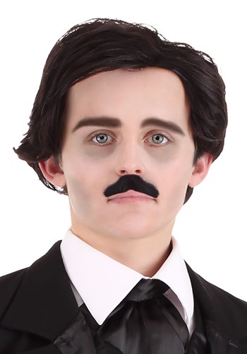 Edgar Allan Poe Mustache and ウィッグ | コスプレ 衣装 仮装 小道具 おもしろい イベント パーティ 発表会 デコレーション リ...