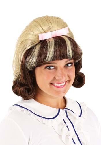 60s Tracy Turnblad ウィッグ | コスプレ 衣装 仮装 小道具 おもしろい イベント パーティ 発表会 デコレーション リボン アクセサリー ...