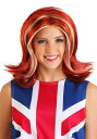 Women's British 女の子 Power ウィッグ | コスプレ 衣装 仮装 小道具 おもしろい イベント パーティ 発表会 デコレーション リボン ...
