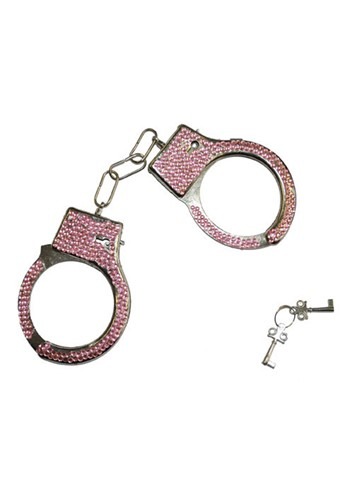 Rhinestone Handcuffs | コスプレ 衣装 仮装 小道具 おもしろい イベント パーティ 発表会 デコレーション リボン アクセサリー メンズ...