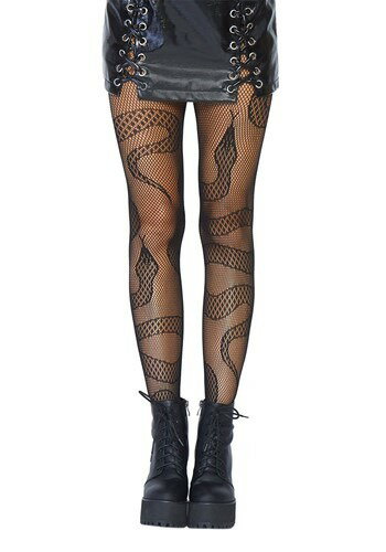 Women's Snake Net Tights | コスプレ 衣装 仮装 小道具 おもしろい イベント パーティ 発表会 デコレーション リボン アクセサリー...