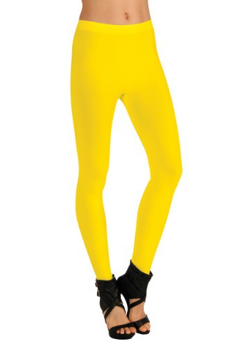 Women's Yellow Leggings | コスプレ 衣装 仮装 小道具 おもしろい イベント パーティ 発表会 デコレーション リボン アクセサリー ...