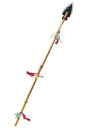 Wooden Toy Featheレッド Spear | コスプレ 衣装 仮装 小道具 おもしろい イベント パーティ 発表会 デコレーション リボン アクセサ...
