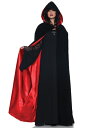 デラックス Velvet マント ケープ w/ レッド Satin Lining | コスプレ 衣装 仮装 小道具 おもしろい イベント パーティ 発表会 デコ...