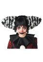ブラック and ホワイト ピエロ Funhouse ウィッグ | コスプレ 衣装 仮装 小道具 おもしろい イベント パーティ 発表会 デコレーション リボン...