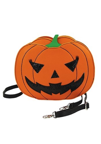 Glitter Jack O' Lantern Crossbody バッグ バック かばん | コスプレ 衣装 仮装 小道具 おもしろい イベント パーティ 発表会 デコレーション リボン アクセサリー メンズ レディース 子供 おしゃれ かわいい ギフト プレゼント — vista 3