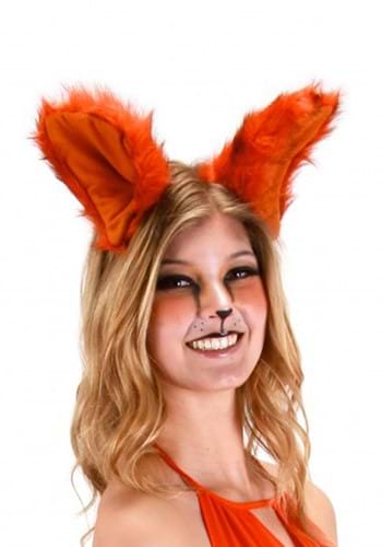 デラックス Orange Fox Ears ヘッドバンド | コスプレ 衣装 仮装 小道具 おもしろい イベント パーティ 発表会 デコレーション リボン アク...