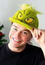 Dr. Seuss Grinch Fuzzy Cap | コスプレ 衣装 仮装 小道具 おもしろい イベント パーティ 発表会 デコレーション リボン アクセサ...
