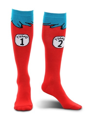 Thing 1 & 2 コスチューム Socks for キッズ | コスプレ 衣装 仮装 小道具 おもしろい イベント パーティ 発表会 デコレーション リボ...
