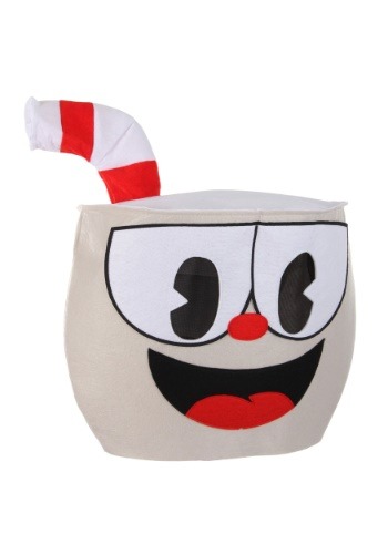 Felt Cuphead Character Head | コスプレ 衣装 仮装 小道具 おもしろい イベント パーティ 発表会 デコレーション リボン アクセ...