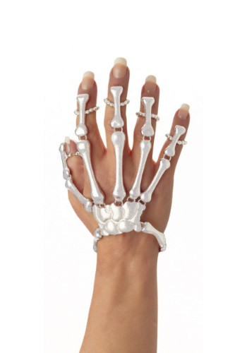 Skeleton Hand Bracelet | コスプレ 衣装 仮装 小道具 おもしろい イベント パーティ 発表会 デコレーション リボン アクセサリー メ...
