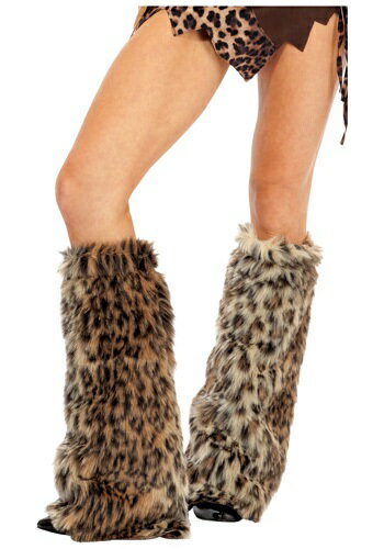 Animal Print Furry Leg Warmers | コスプレ 衣装 仮装 小道具 おもしろい イベント パーティ 発表会 デコレーション リボン ...
