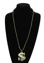 デラックス Dollar Sign Necklace | コスプレ 衣装 仮装 小道具 おもしろい イベント パーティ 発表会 デコレーション リボン アクセサ...