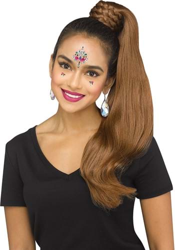 ブラウン 茶 茶色 Genie Ponytail Hairpiece | コスプレ 衣装 仮装 小道具 おもしろい イベント パーティ 発表会 デコレーション ...