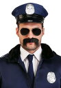 Men's ポリス 警察 Officer Mustache | コスプレ 衣装 仮装 小道具 おもしろい イベント パーティ 発表会 デコレーション リボン ア...