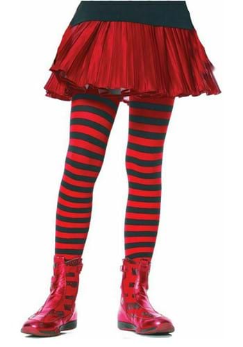 ブラック and レッド Striped Tights for キッズ | コスプレ 衣装 仮装 小道具 おもしろい イベント パーティ 発表会 デコレーション...
