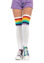 Over the Rainbow Opaque Thigh High Women's Tights | コスプレ 衣装 仮装 小道具 おもしろい イベント パーティ 発表会 デコレーション リボン アクセサリー メンズ レディース 子供 おしゃれ かわいい ギフト プレゼント