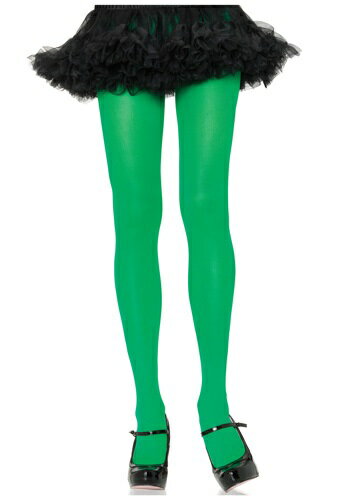 Kelly Green Nylon Tights | コスプレ 衣装 仮装 小道具 おもしろい イベント パーティ 発表会 デコレーション リボン アクセサリー...